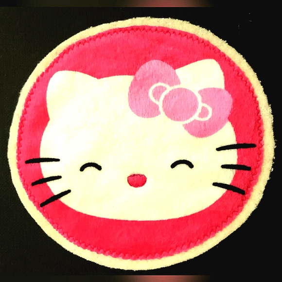 NEW Lot of 2 Hello Kitty Patches/Emblems/Appliqués! 5.25". Pink, Gray. Sew-On - Picture 3 of 10